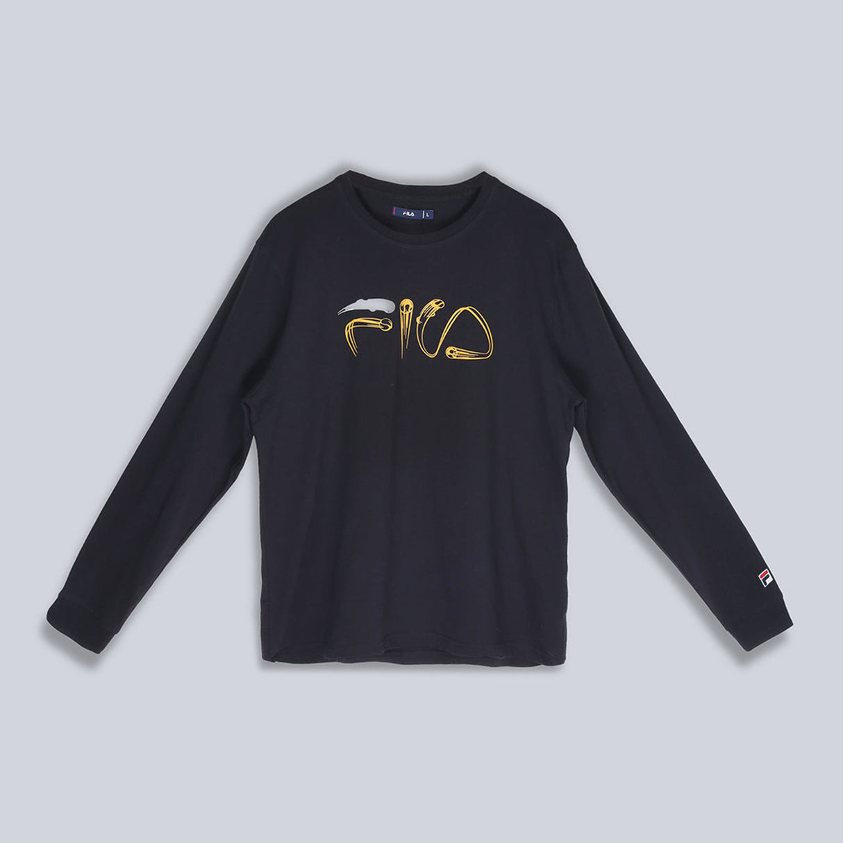 Fila Men Black Sweatshirt Comfort Fit