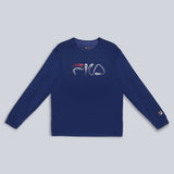 Fila Men Navy Blue Sweatshirt Comfort Fit
