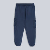 Fila Unisex Navy Blue Trackpant & Jogger Loose Fit