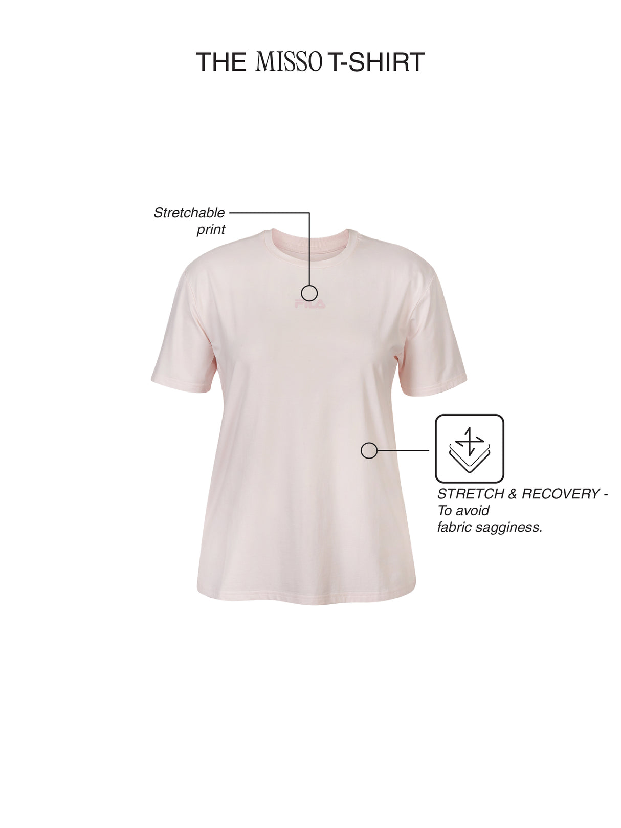 Fila Women Pink Misso Knitted Tee