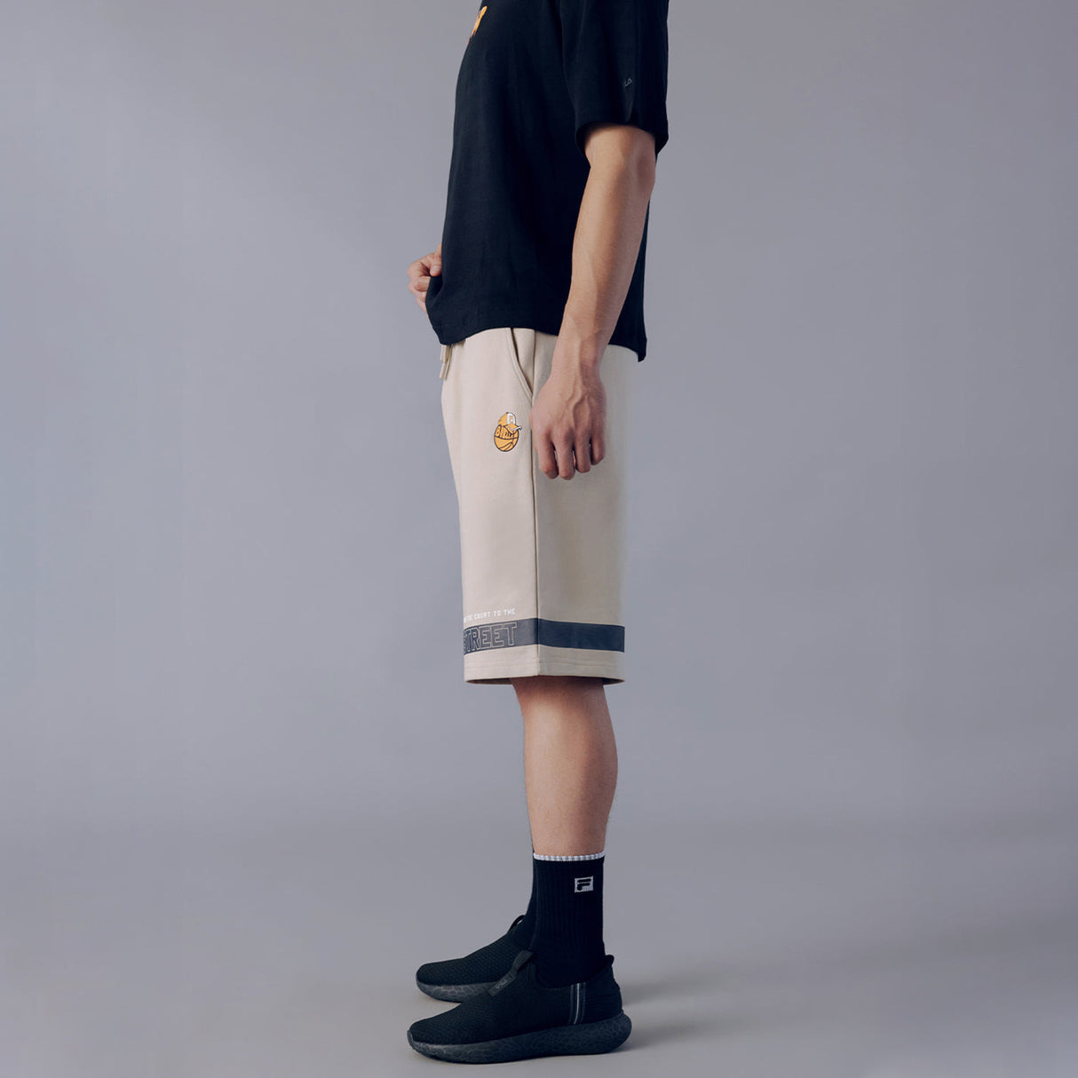 Fila Unisex Beige Fames Shorts