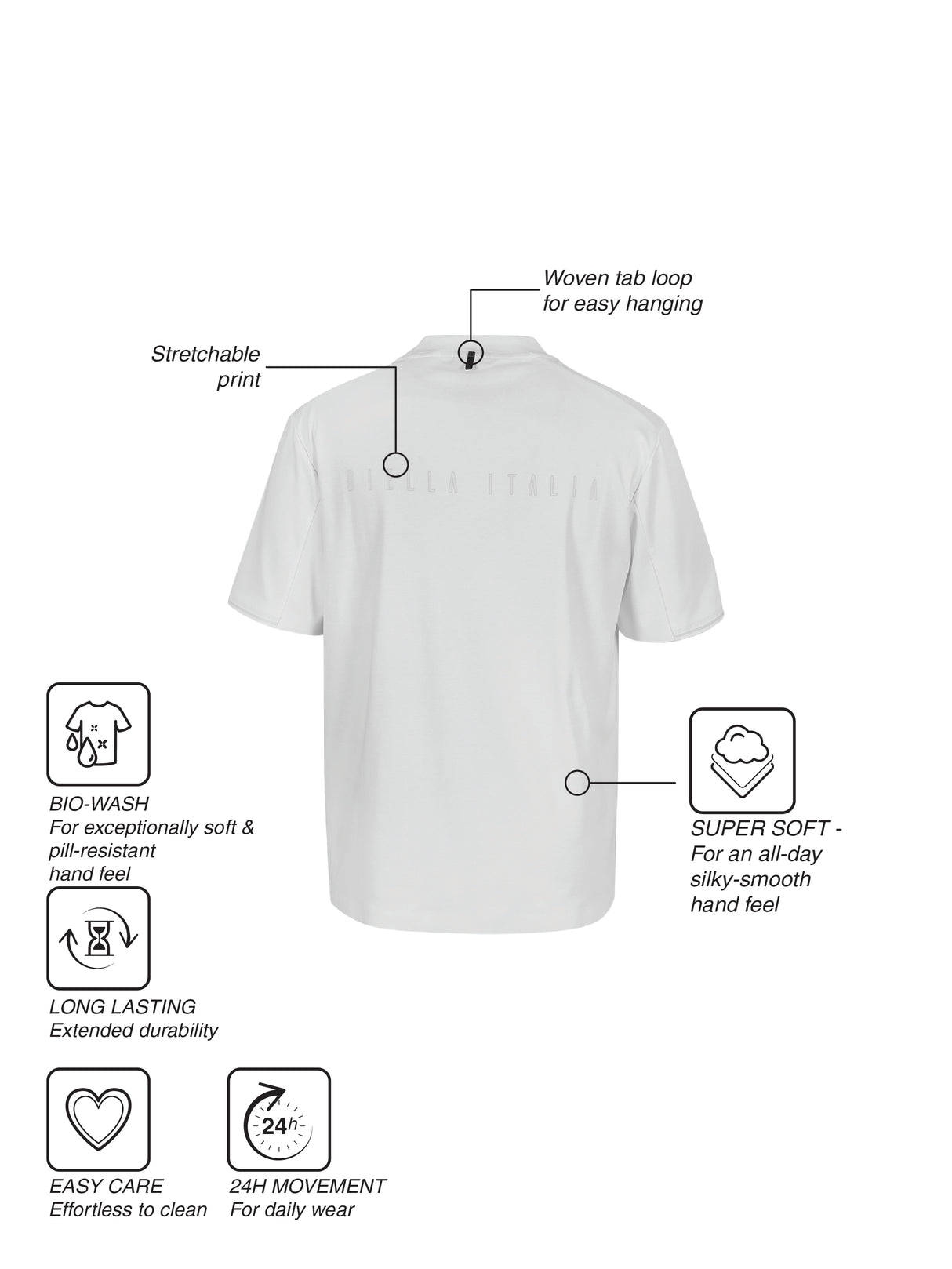Fila Men White Gamen Knitted Tee Shirt