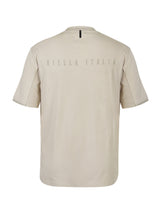 Fila Men Beige Gamen Knitted Tee Shirt