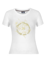 Fila Women White Abby Knitted Tee