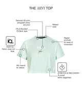 Fila Women Lime Arny Knitted Tee