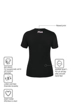 Fila Women Black Sollie Knitted Tee