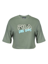 Fila Women Iceberg Green Gabbie Knitted Tee