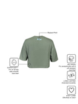 Fila Women Iceberg Green Gabbie Knitted Tee