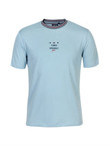 Fila Men Sky Blue Enzo Knitted Tee Shirt