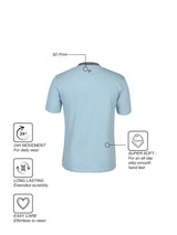 Fila Men Sky Blue Enzo Knitted Tee Shirt