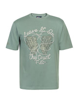 Fila Men Iceberg Green Leave It Knitted Tee Shirt