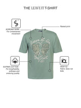Fila Men Iceberg Green Leave It Knitted Tee Shirt