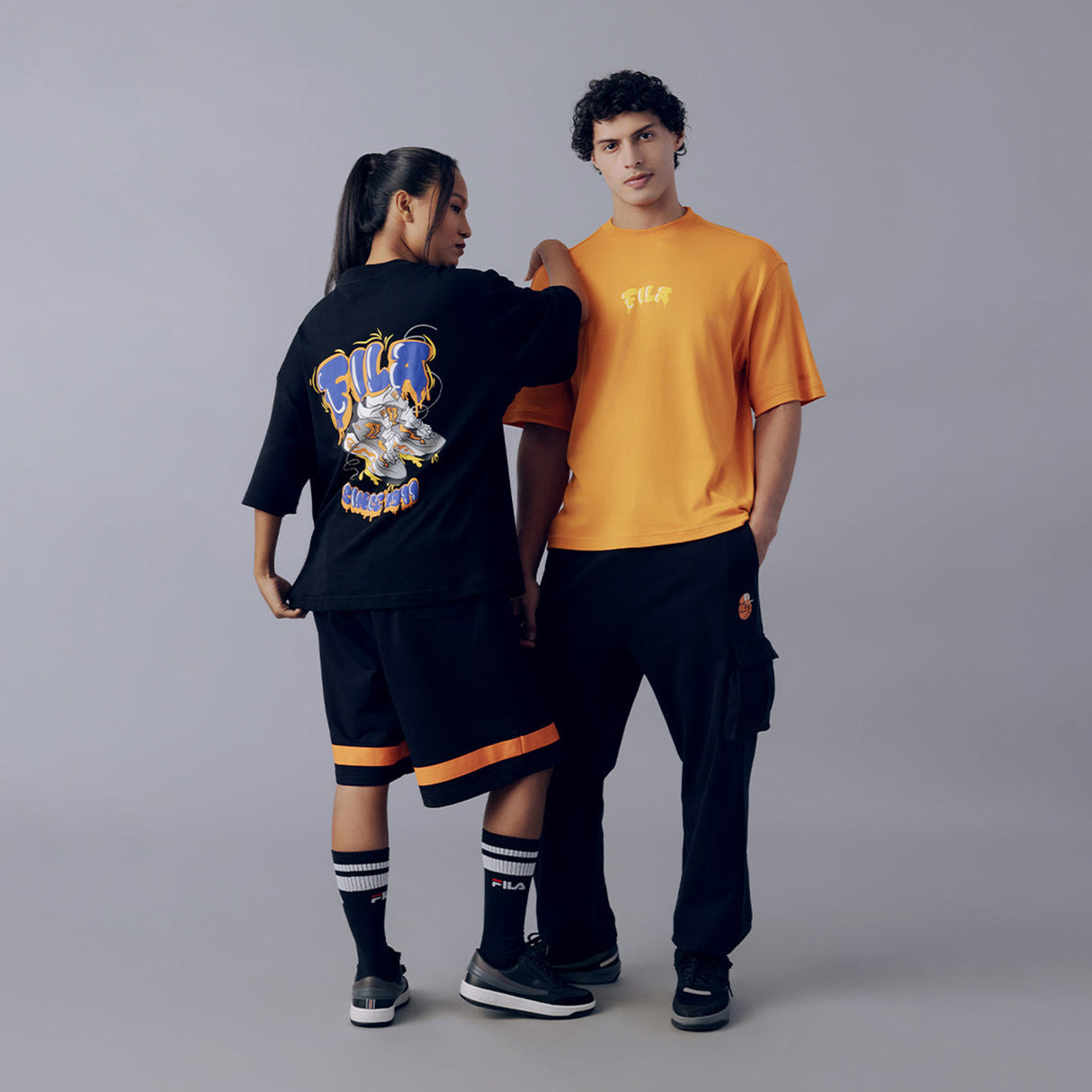 Fila Unisex Black Jones T-Shirt