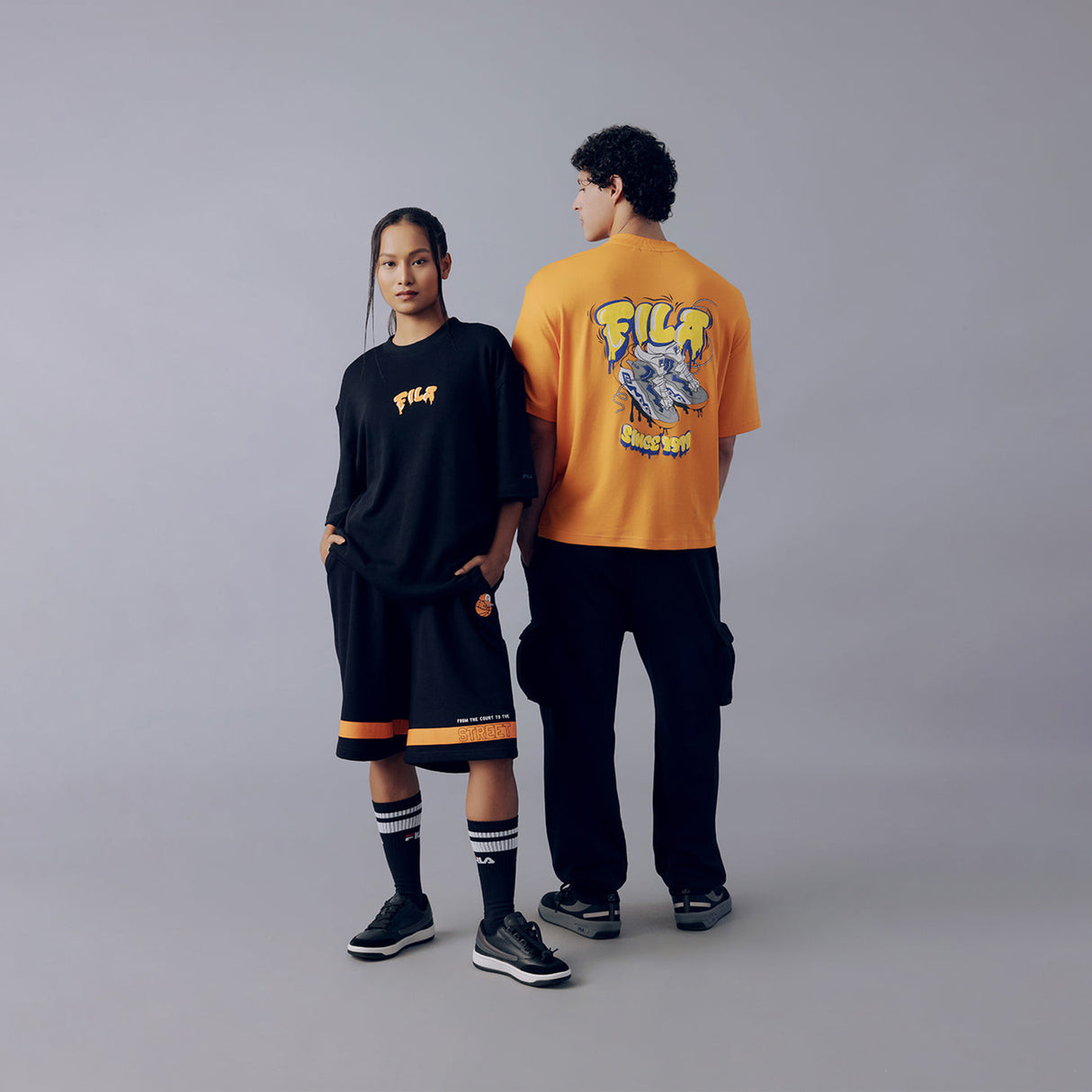 Fila Unisex Black Jones T-Shirt