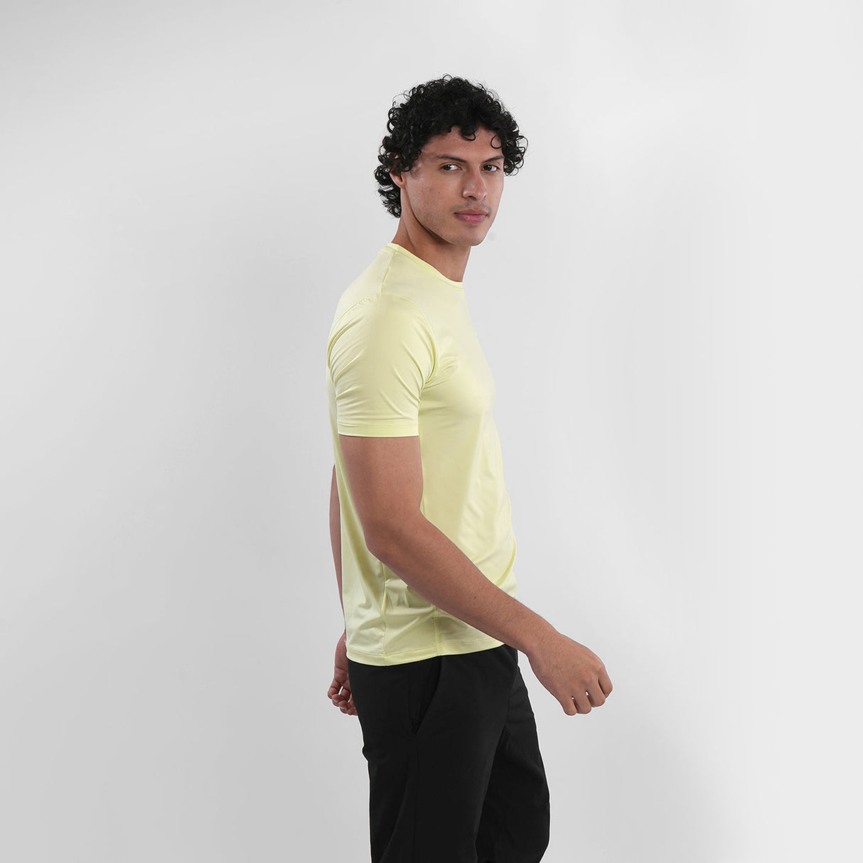 Fila Men Lime Green Wayne Active T-Shirt