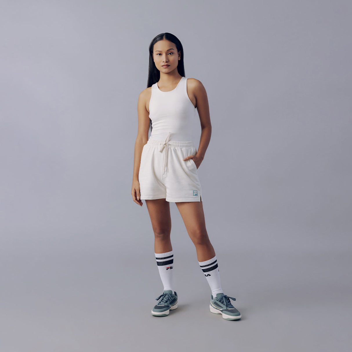Fila Women Off White Eva Body Suit