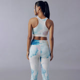 Fila Women Off White Lana Aop Sports Bra