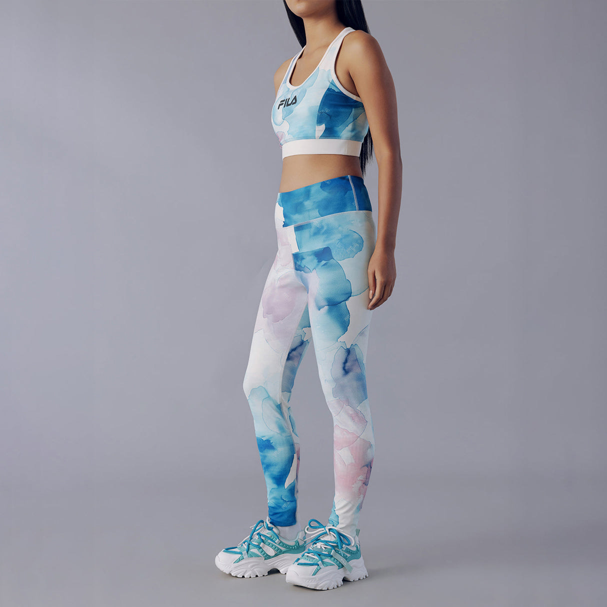 Fila Women Off White Dina Sport Leggings