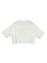 Fila Women Off White Seles Crop Top