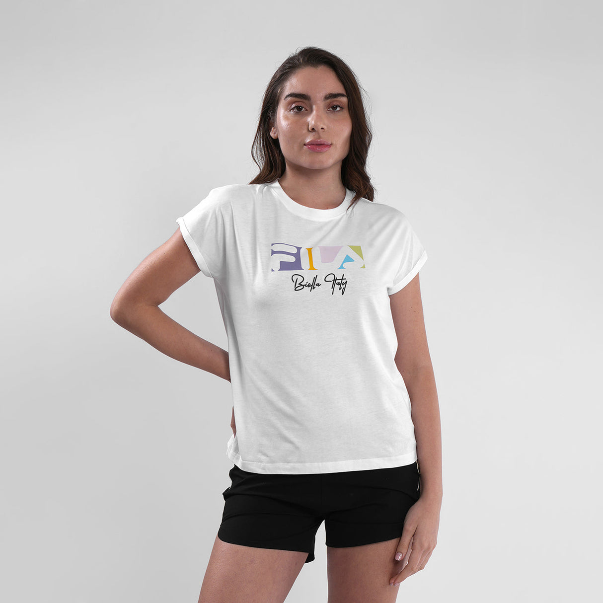 Fila Women White Aria T-Shirt