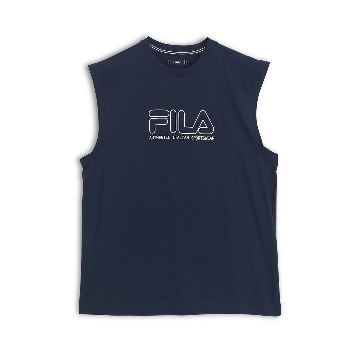 Fila Mens Navy Andres Sleeve Less Tank