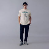 Fila Men Beige High T-Shirt