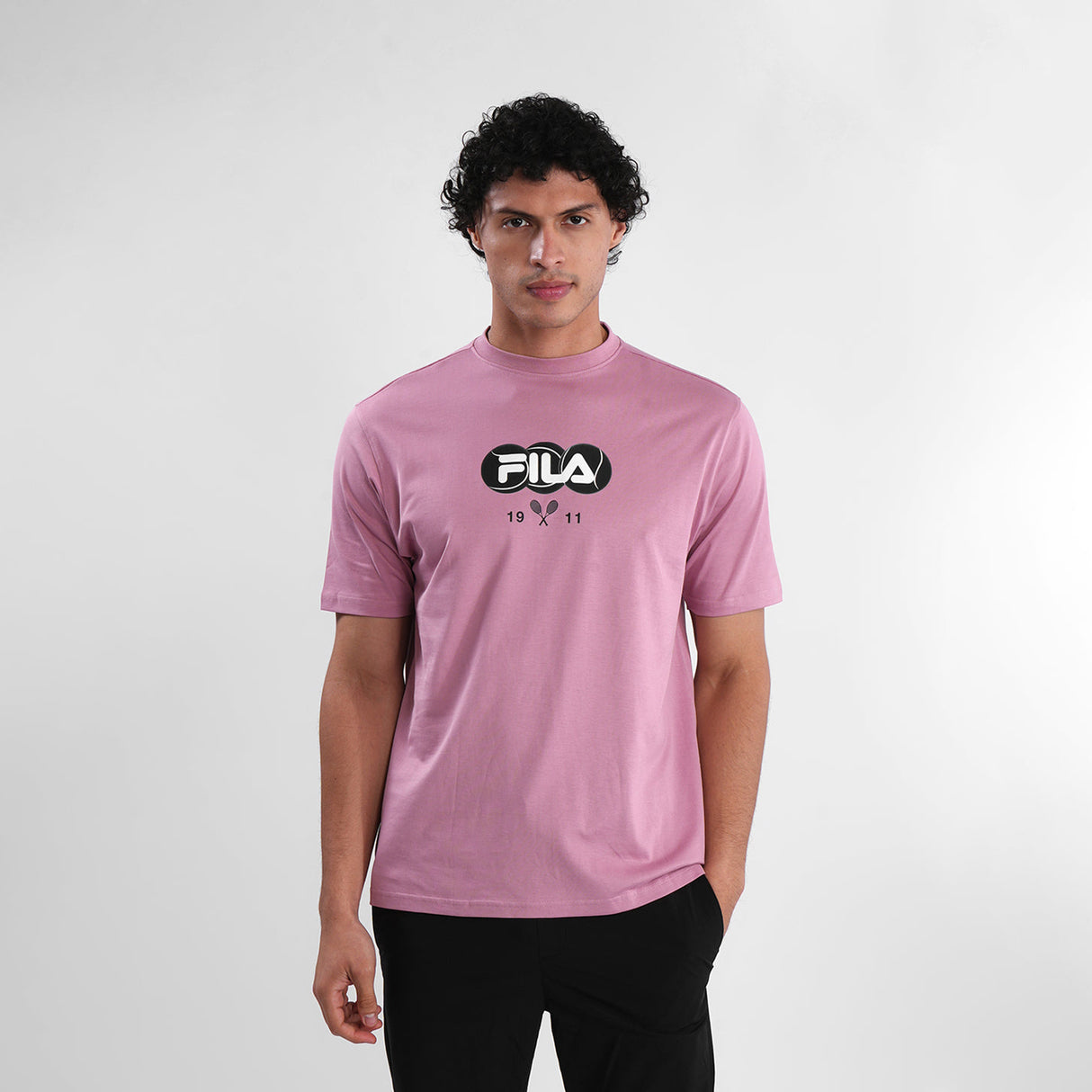 Fila Mens Lilas Andre T-Shirts