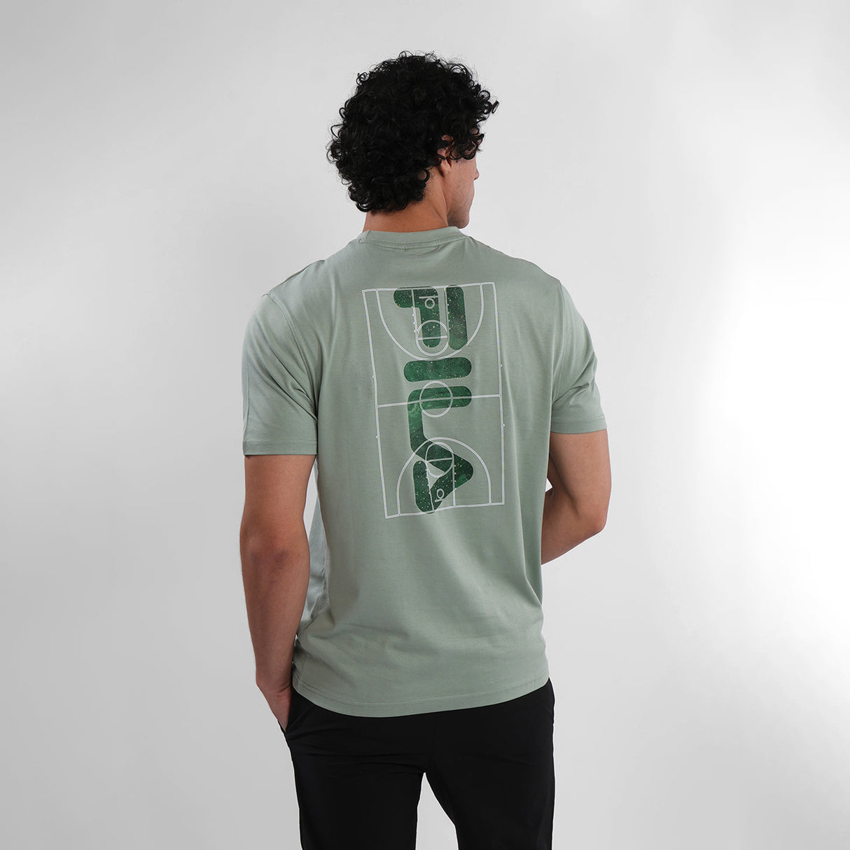 Fila Mens Iceberg Green Arthur T-Shirts