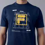Fila Men Navy Moda T-Shirt