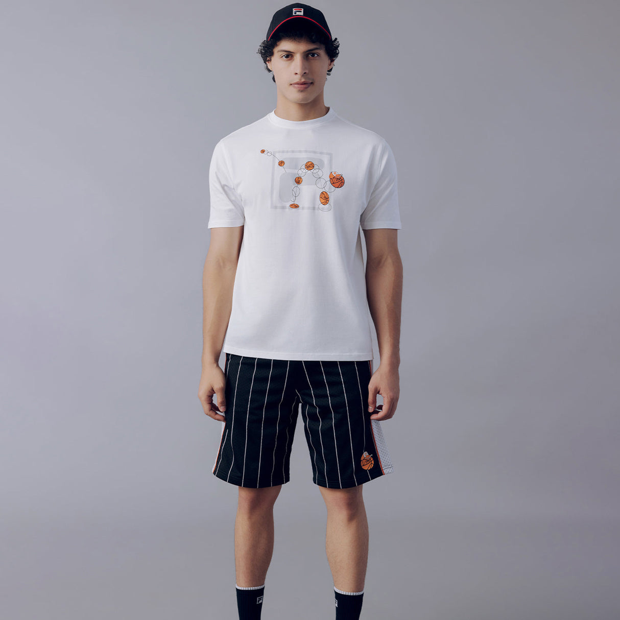 Fila Men White Cowens T-Shirt