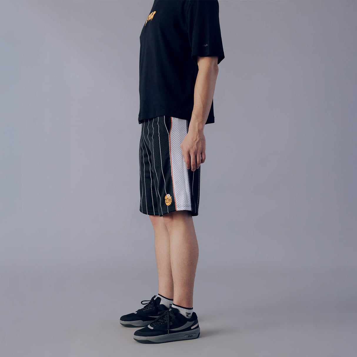 Fila Unisex Black Barkley Shorts