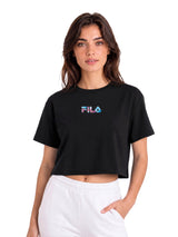 Fila Women Black Wilma T-Shirt