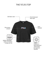 Fila Women Black Wilma T-Shirt