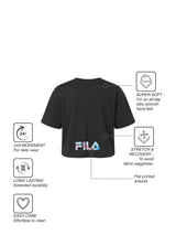 Fila Women Black Wilma T-Shirt