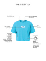 Fila Women Blue Wilma T-Shirt