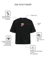 Fila Men Black Dinno Knitted Tee Shirt