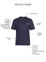 Fila Men Navy Picco Tee Knitted Tee Shirt