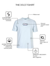 Fila Men Ice Blue Dolce Graphic T Shirt