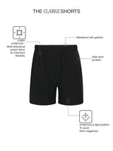 Fila Men Black Clarke Shorts