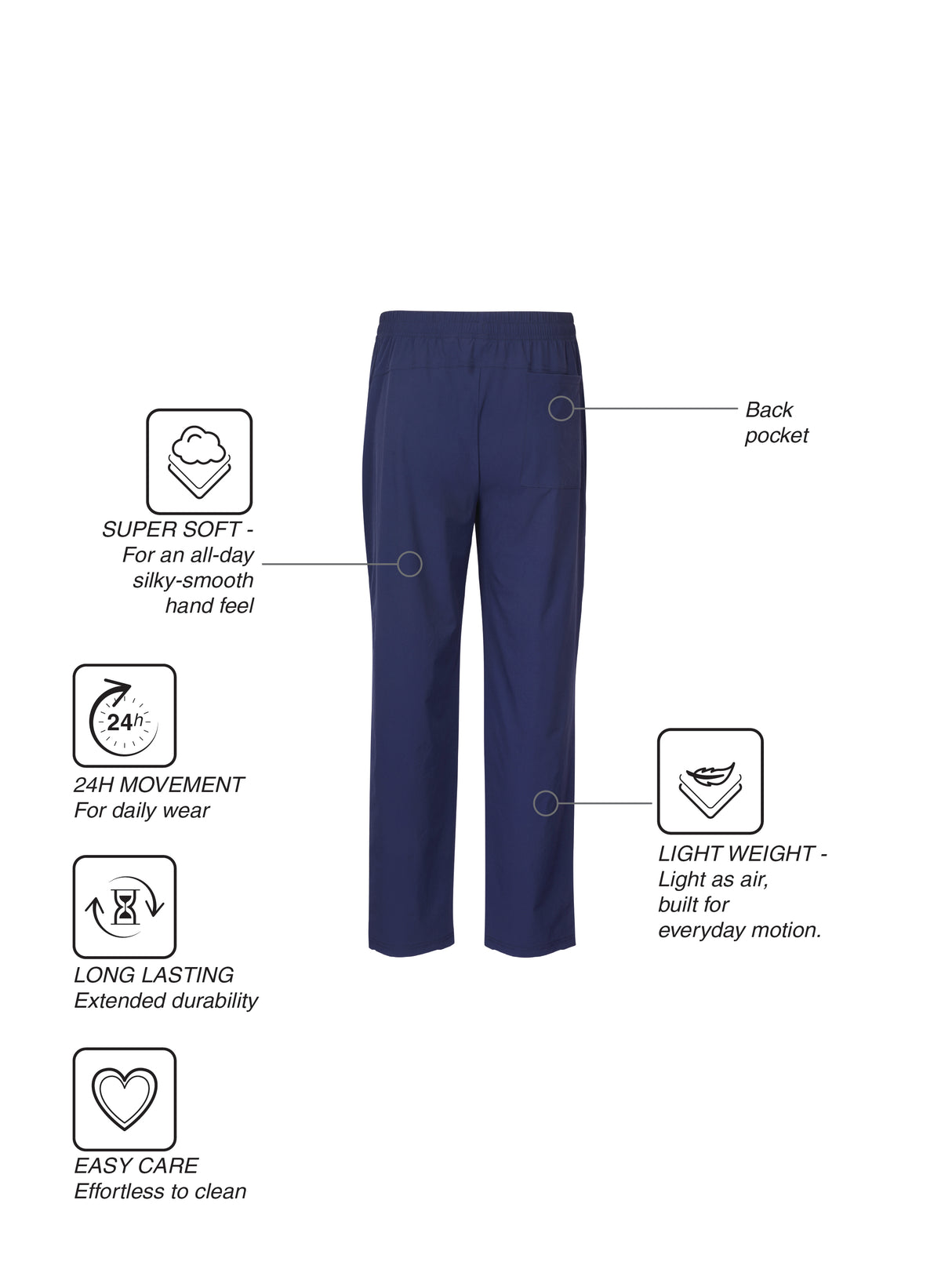 Fila Men Navy Komen Track Pants