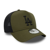 LA Dodgers MLB Sport Dark Green 9FORTY A-Frame Trucker Adjustable Cap