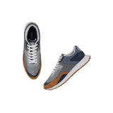 Mochi Men Blue Sports Walking Shoes