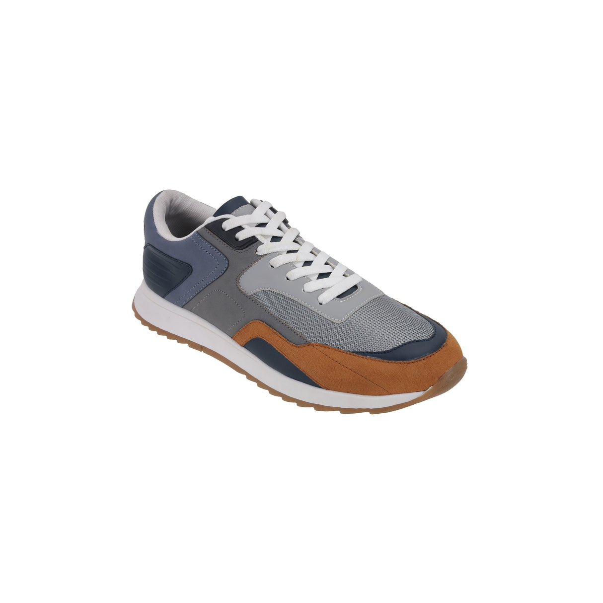 Mochi Men Blue Sports Walking Shoes