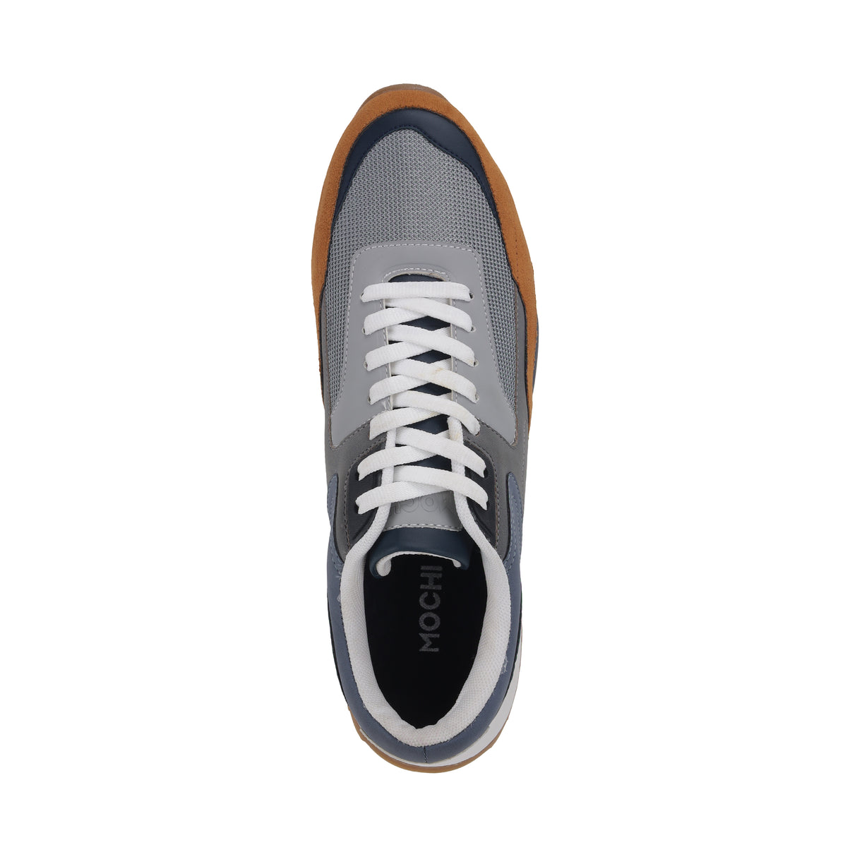 Mochi Men Blue Sports Walking Shoes