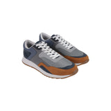Mochi Men Blue Sports Walking Shoes
