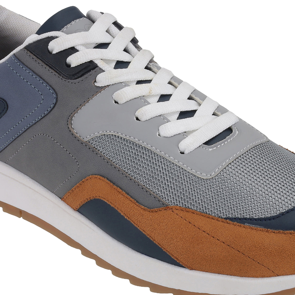 Mochi Men Blue Sports Walking Shoes