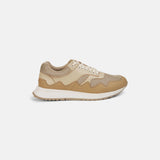 Mochi Men Beige Sports Walking Shoes