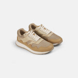 Mochi Men Beige Sports Walking Shoes