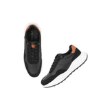 Metro Men Black Casual Walking Shoes
