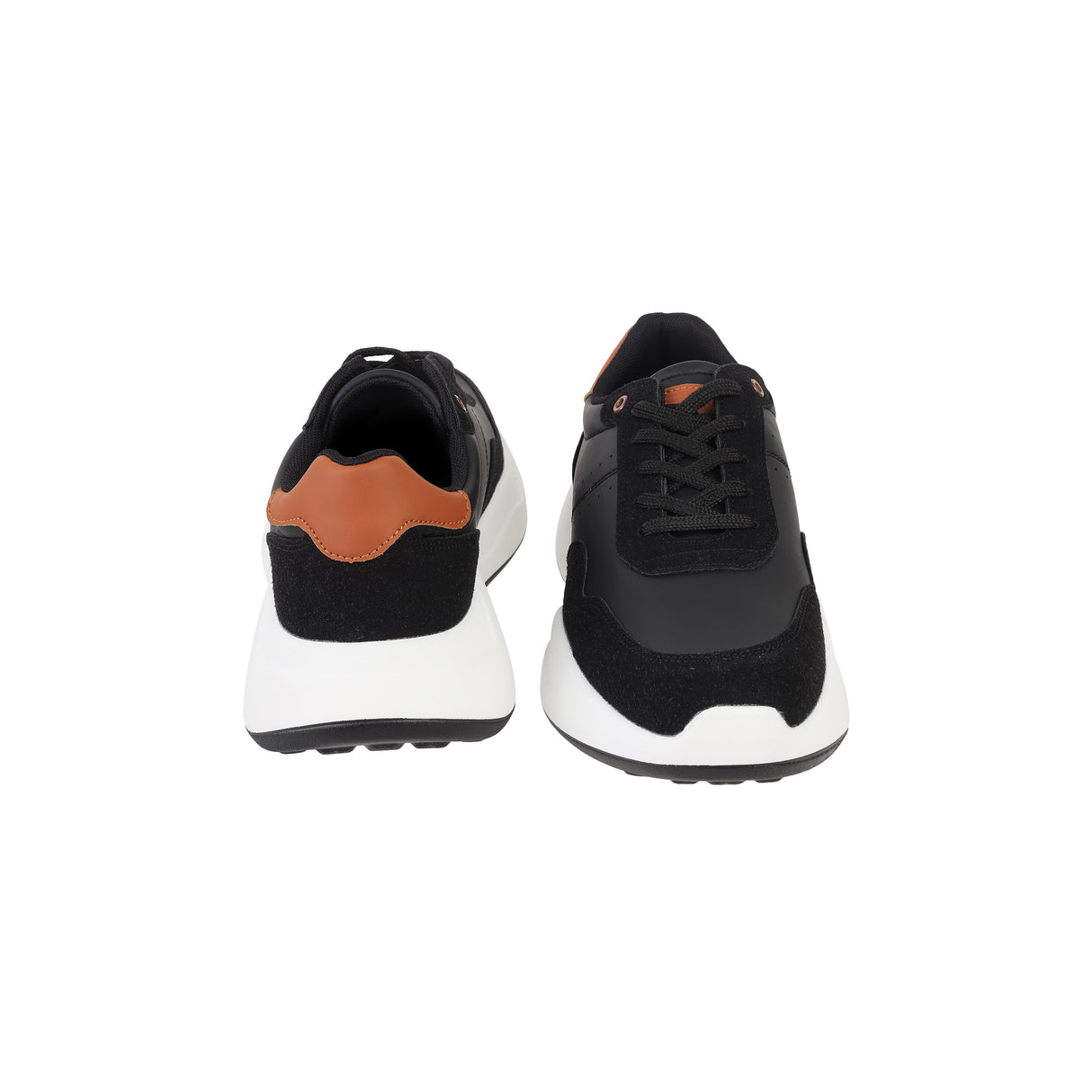 Metro Men Black Casual Walking Shoes